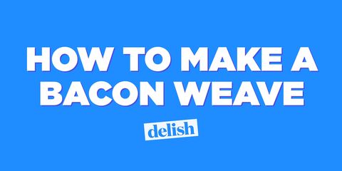 How to make a bacon weave title card