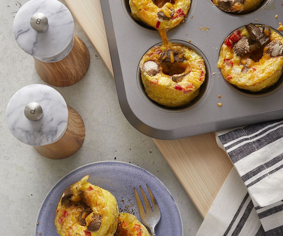 Egg Muffins with Mushrooms and Cheese