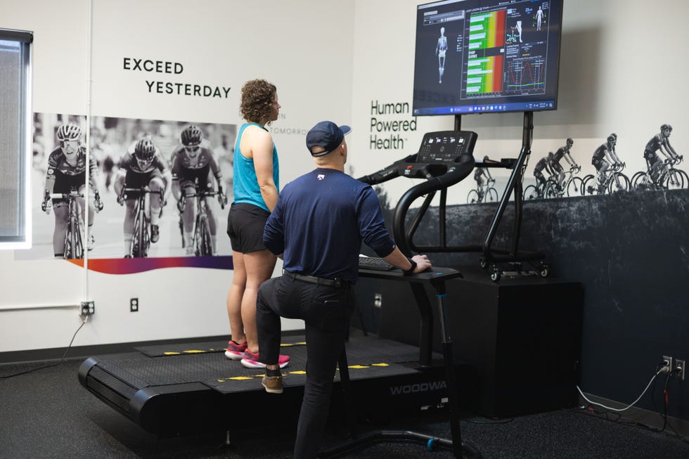 runner on treadmill