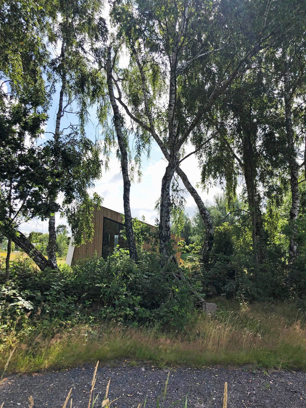Een van de twee voltooide tiny houses in Ljeppershiem
