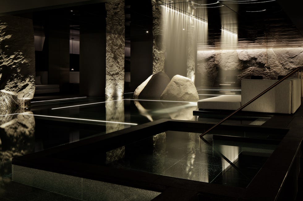 thermal spring at hotel the mitsui kyoto