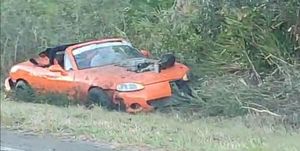 Mazda MX-5 Hellcat accidente