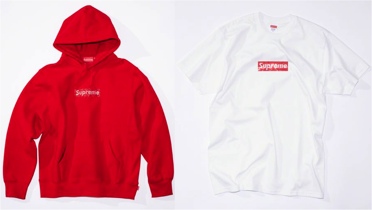 Supreme 找﻿Swarovski 聯名推出上千顆水晶打造的帽T、T-SHIRT 慶祝25