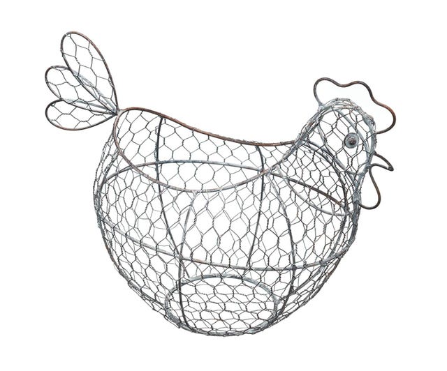 Divertida cesta para los huevos
