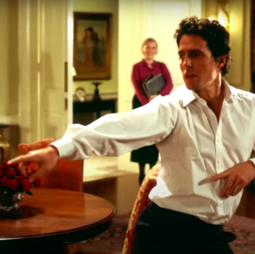 hugh grant on why love actually dance scene was "excruciating"