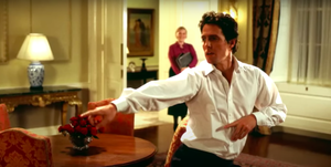 hugh grant on why love actually dance scene was "excruciating"