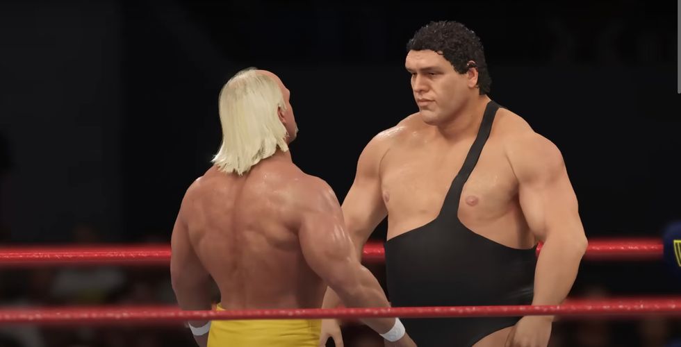 Hulk Hogan gegen Andre, der Riese WWE 2k24