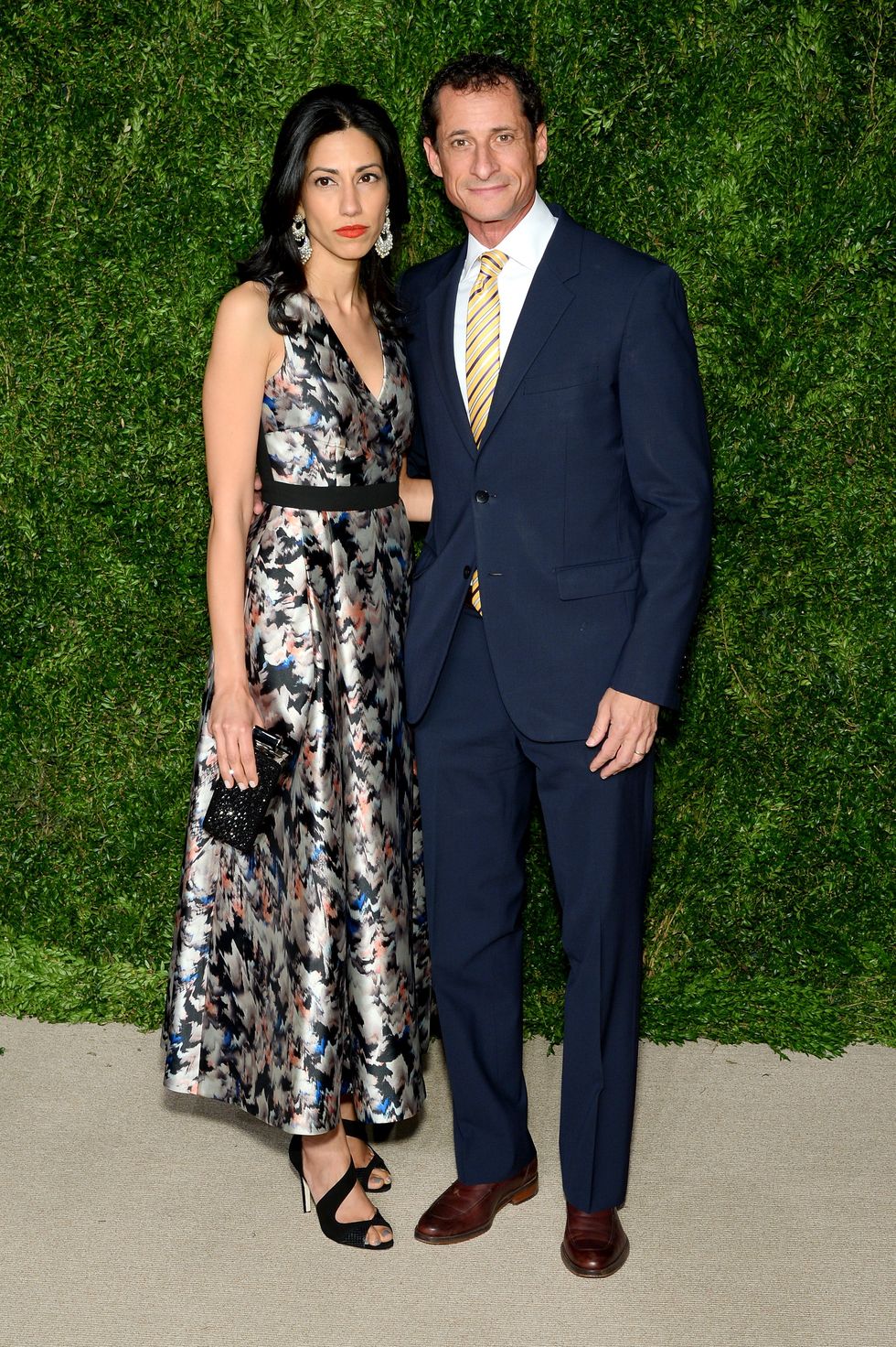 Huma Abedin and Anthony Weiner, photographed in 2015. 