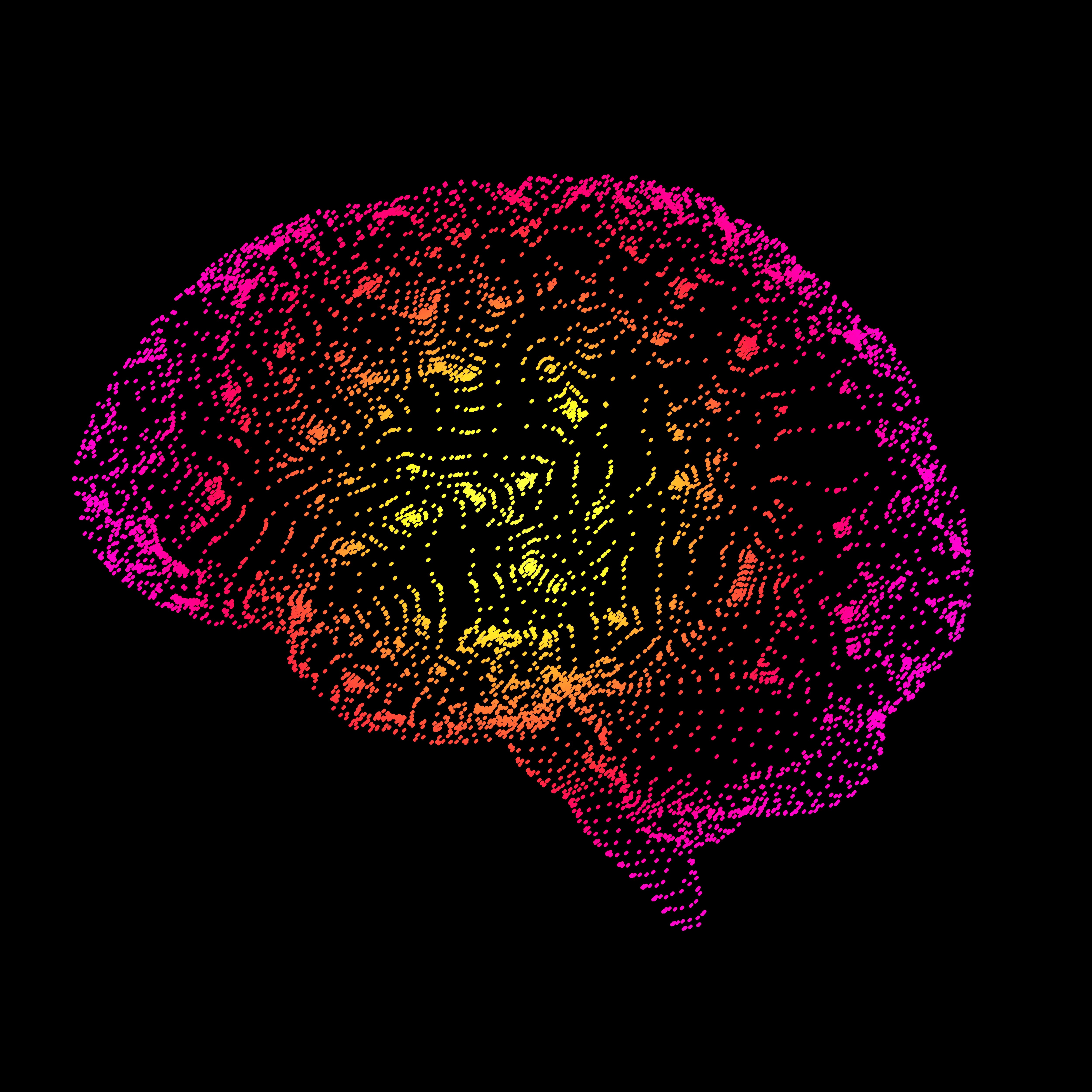 Human brain, conceptual illustration, illustration