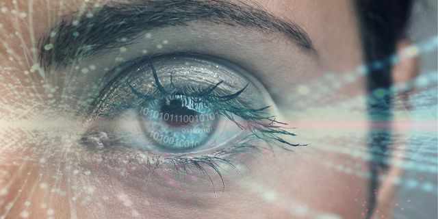 Human eye using futuristic technology