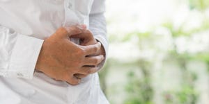 human gastritis, men stomach problem concept