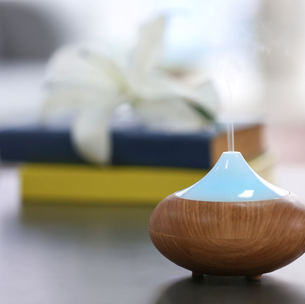 Humidifier on table at home