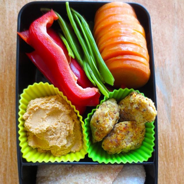 Hummus and Dippers Bento Box