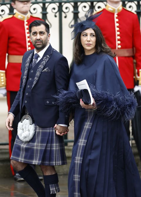 humza yousaf, the first minister of scotland and nadia elnakla