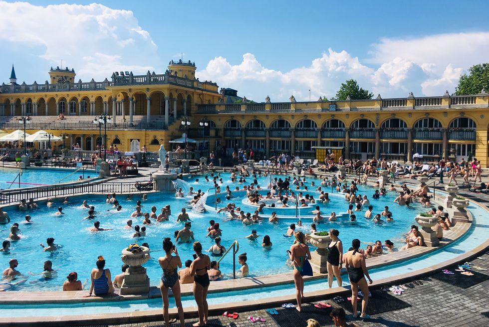 szechenyi thermal baths in budapest hungary