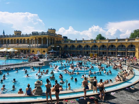 szechenyi thermal baths in budapest hungary