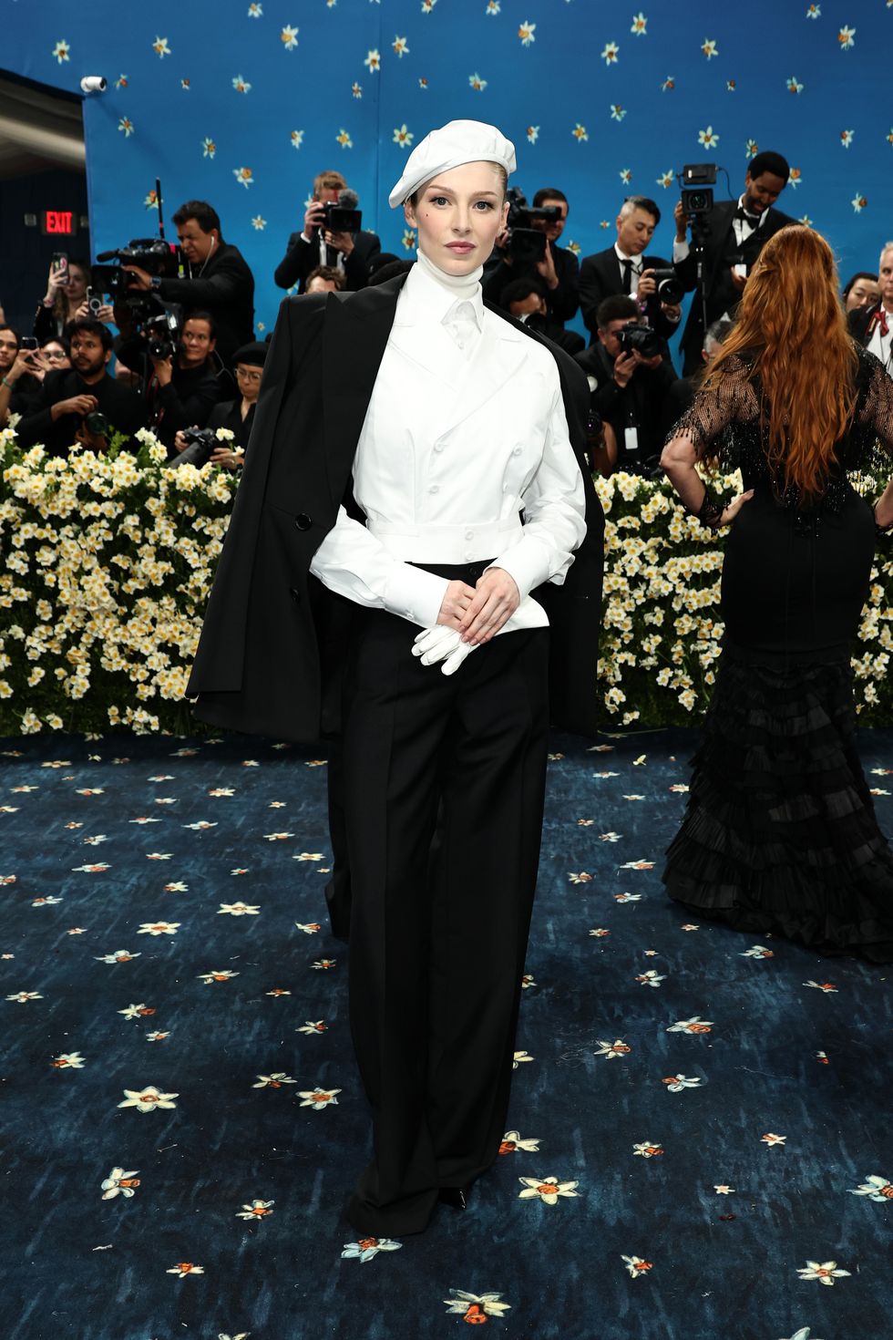 the 2025 met gala celebrating "superfine: tailoring black style" arrivals
