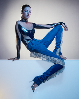 hunter schafer mugler new york city