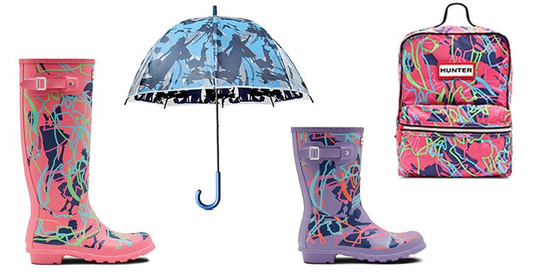 Footwear, Blue, Product, Boot, Pink, Shoe, Turquoise, Rain boot, Umbrella, Design, 