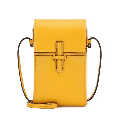 the crossbody pouch leather bag