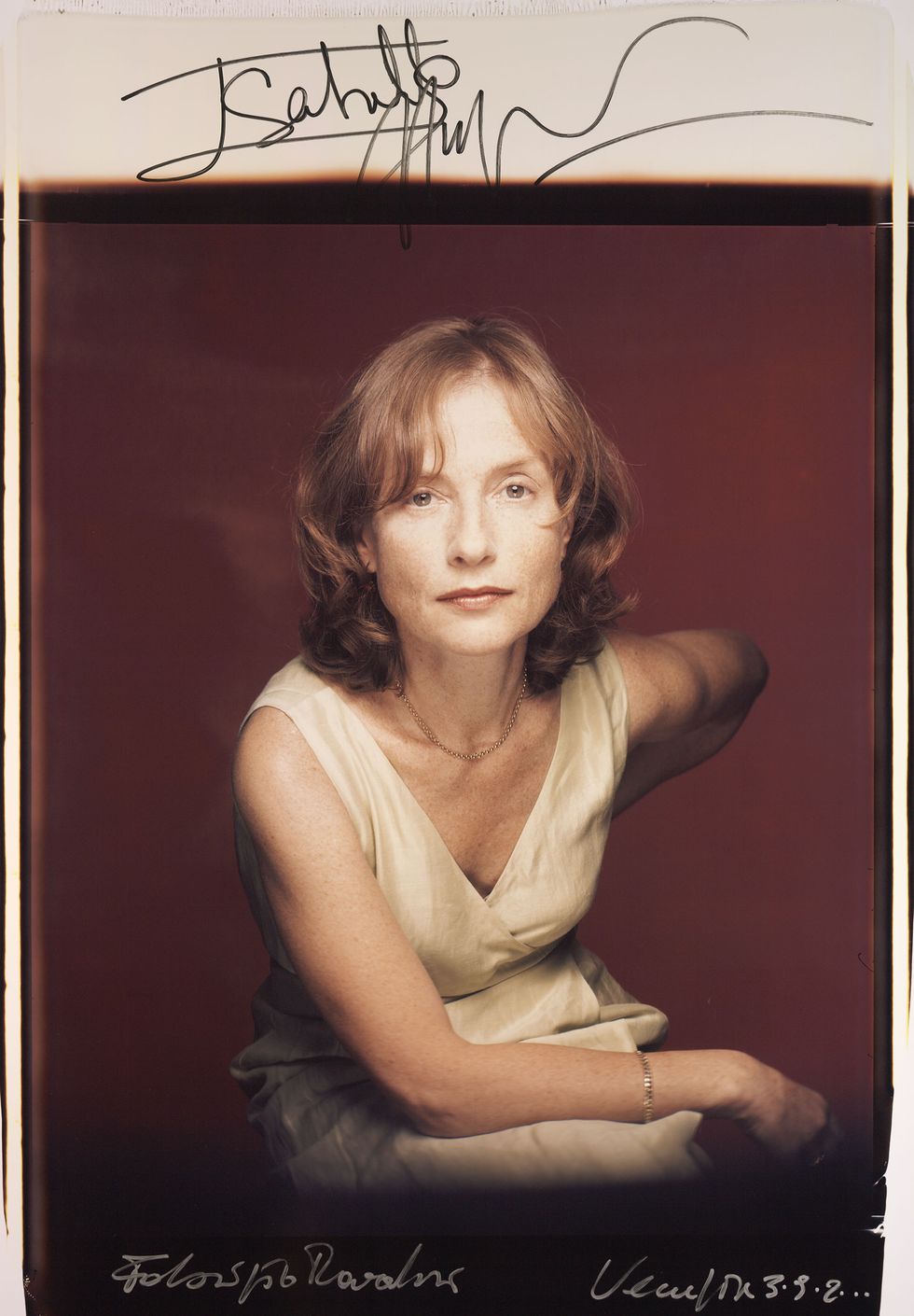 Isabelle Huppert Giant Polaroid