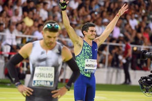 Bruno Hortelano en el mitin de Madrid 2019. Bajas para el Mundial.