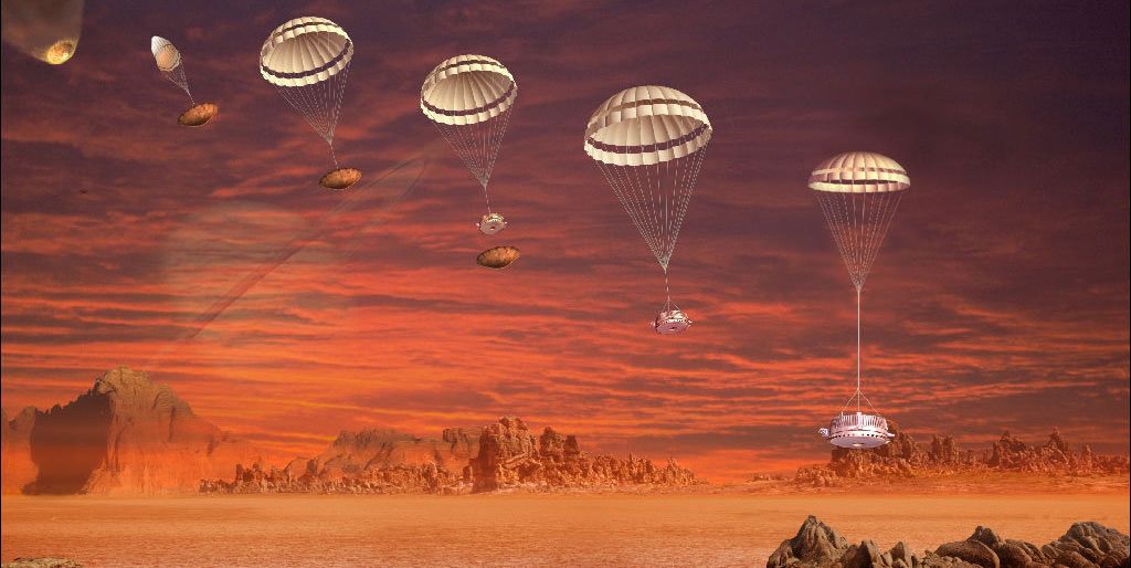 Sky, Hot air ballooning, Hot air balloon, Atmosphere, Vehicle, Landscape, Cloud, Rock, World, Space, 