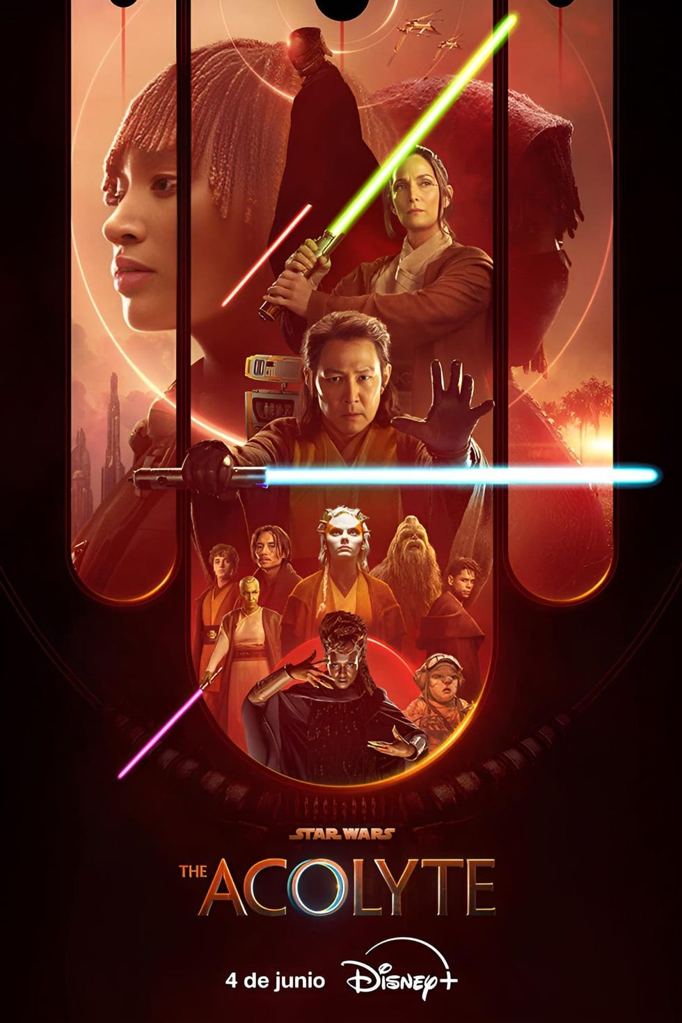 a movie poster with a group of people