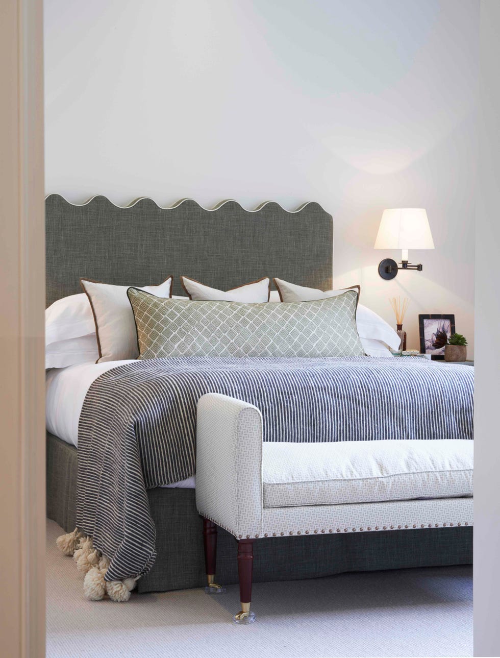 upholstered bed in albion nord project