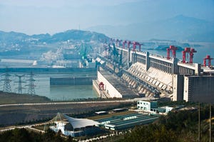 hydroelectric power station at three gorges dam