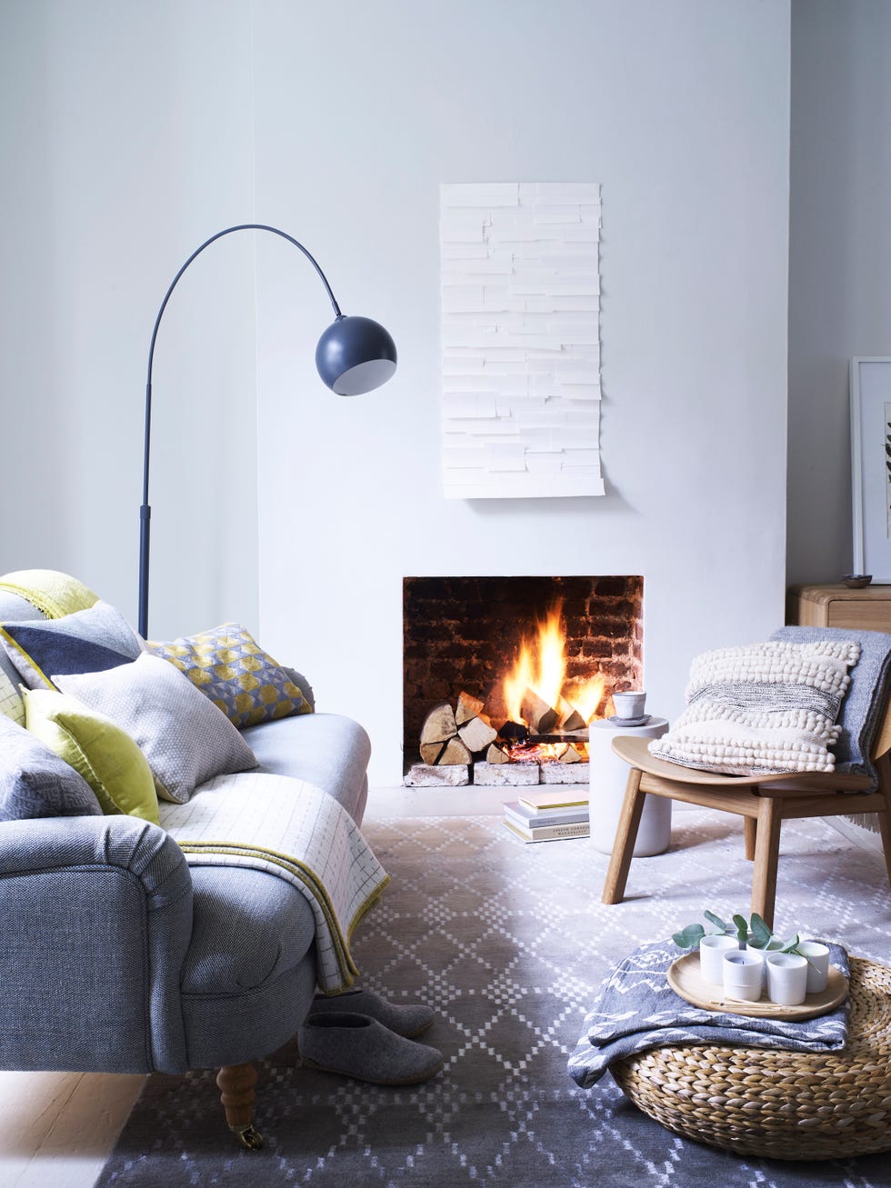 a soft touch snuggle up and stay cosy with hygge style, feelgood fabrics, soothing colours and natural materials