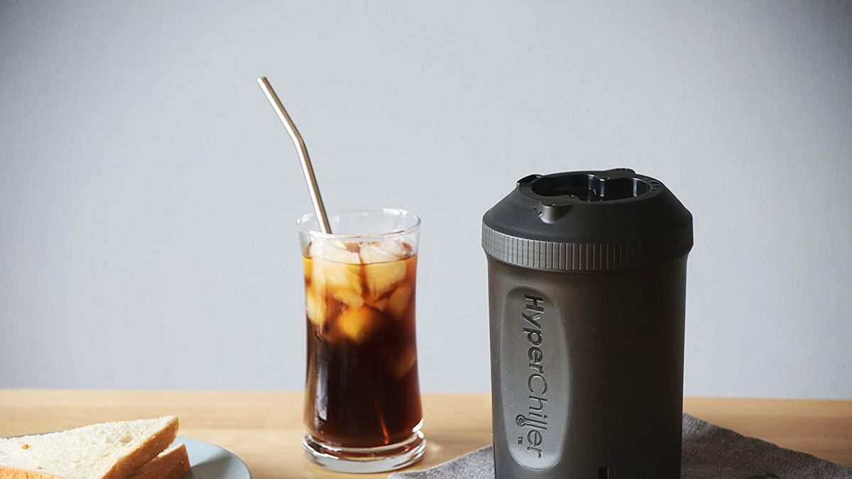 At home iced coffee using hyper chiller #icedcoffee #nespresso #hyperc