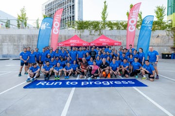 hyundai, run to progress, running