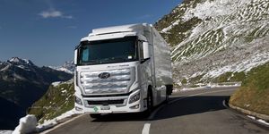 hyundai xcient camión de hidrógeno en suiza