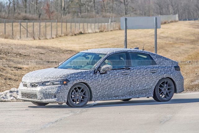 2022 Honda Civic Hatchback Spied Looking Sleek