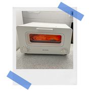 balmuda toaster oven in use