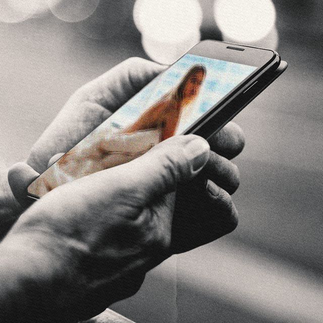 a person holding a phone