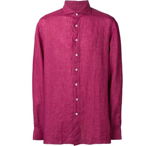 Clothing, Sleeve, Collar, Button, Shirt, Pink, Violet, Purple, Outerwear, Magenta, 