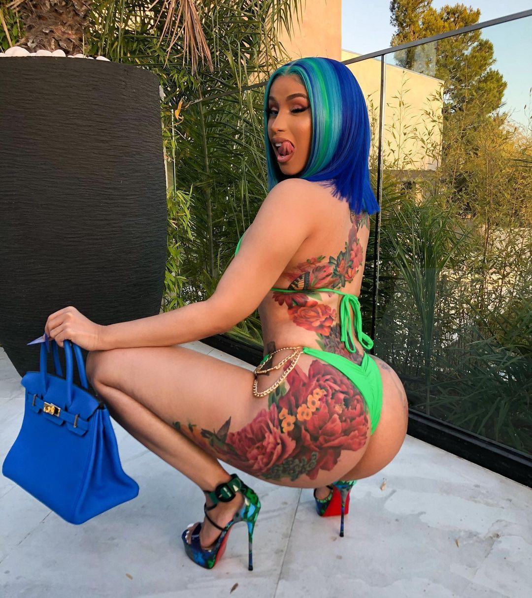 Check Out Cardi Bs 11 Tattoos Including 1 That Took 60 Hours to Complete   POPSUGAR Australia