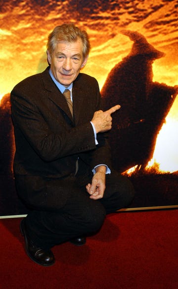 ian mckellen el señor de los anillos la comunidad del anillo premiere