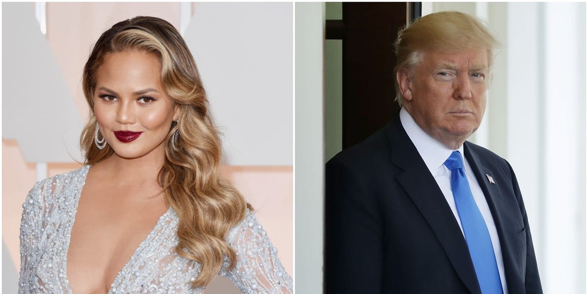 Donald Trump and Chrissy Teigen's Twitter Fight
