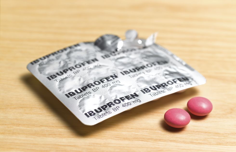 Ibuprofen pain relief tablets