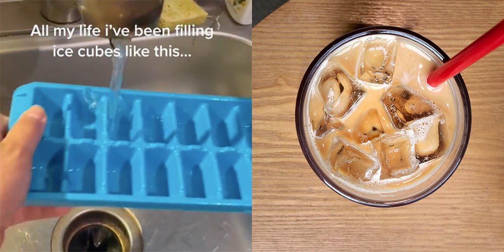 Ice Cube Trays - The Correct Way To Fill large Ice Cube Trays