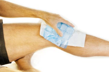 ice on knee joint