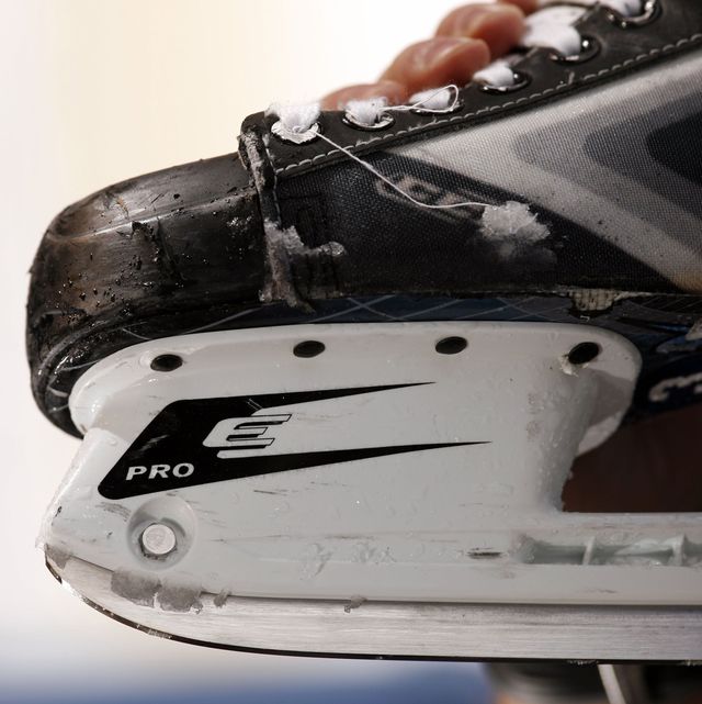 ice skate closeup