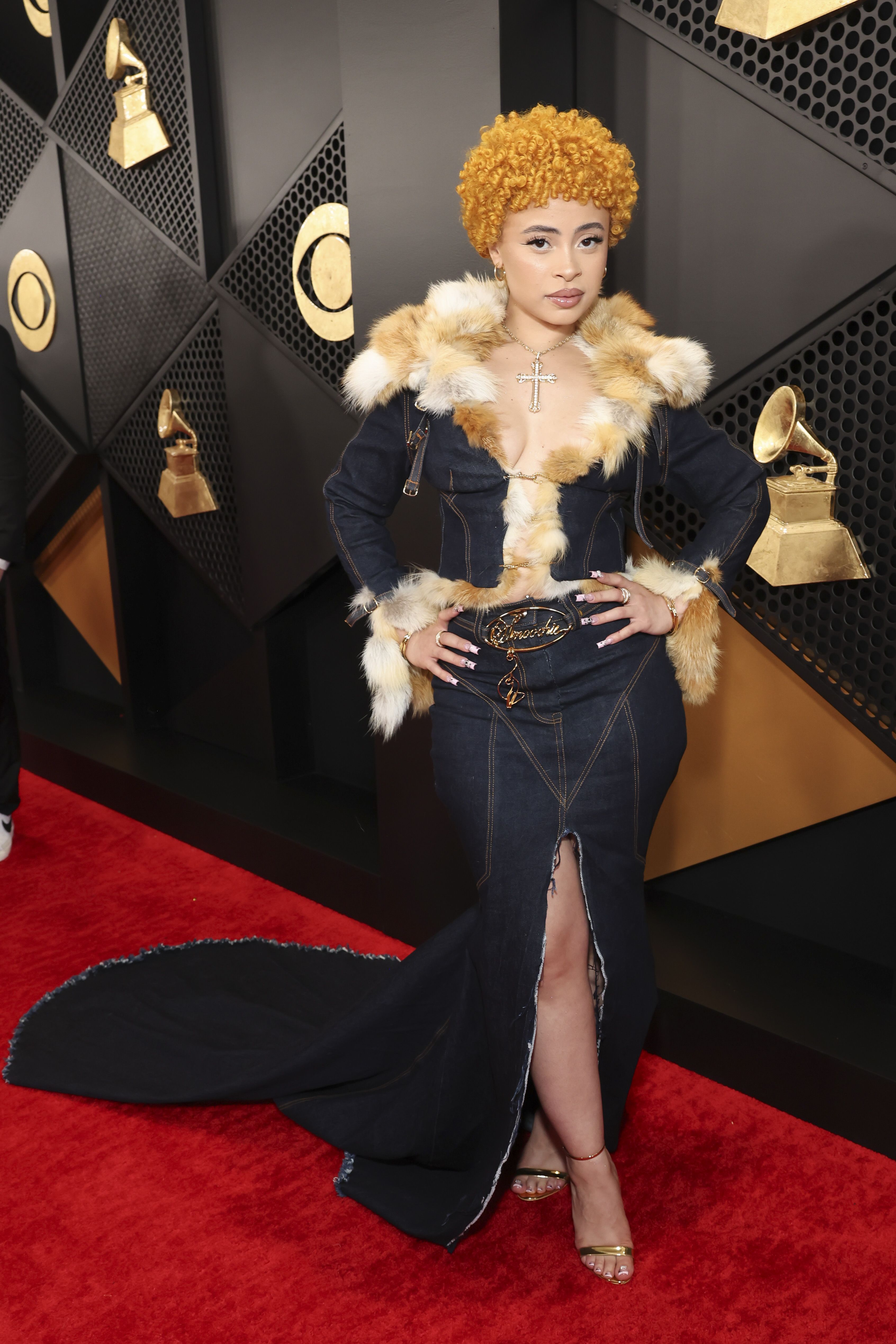 See Ice Spice in Baby Phat at the 2024 Grammys