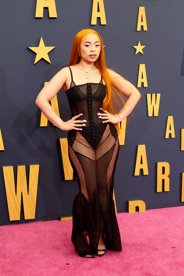 Ice Spice Stuns in Sheer Dress at 2023 BET Awards