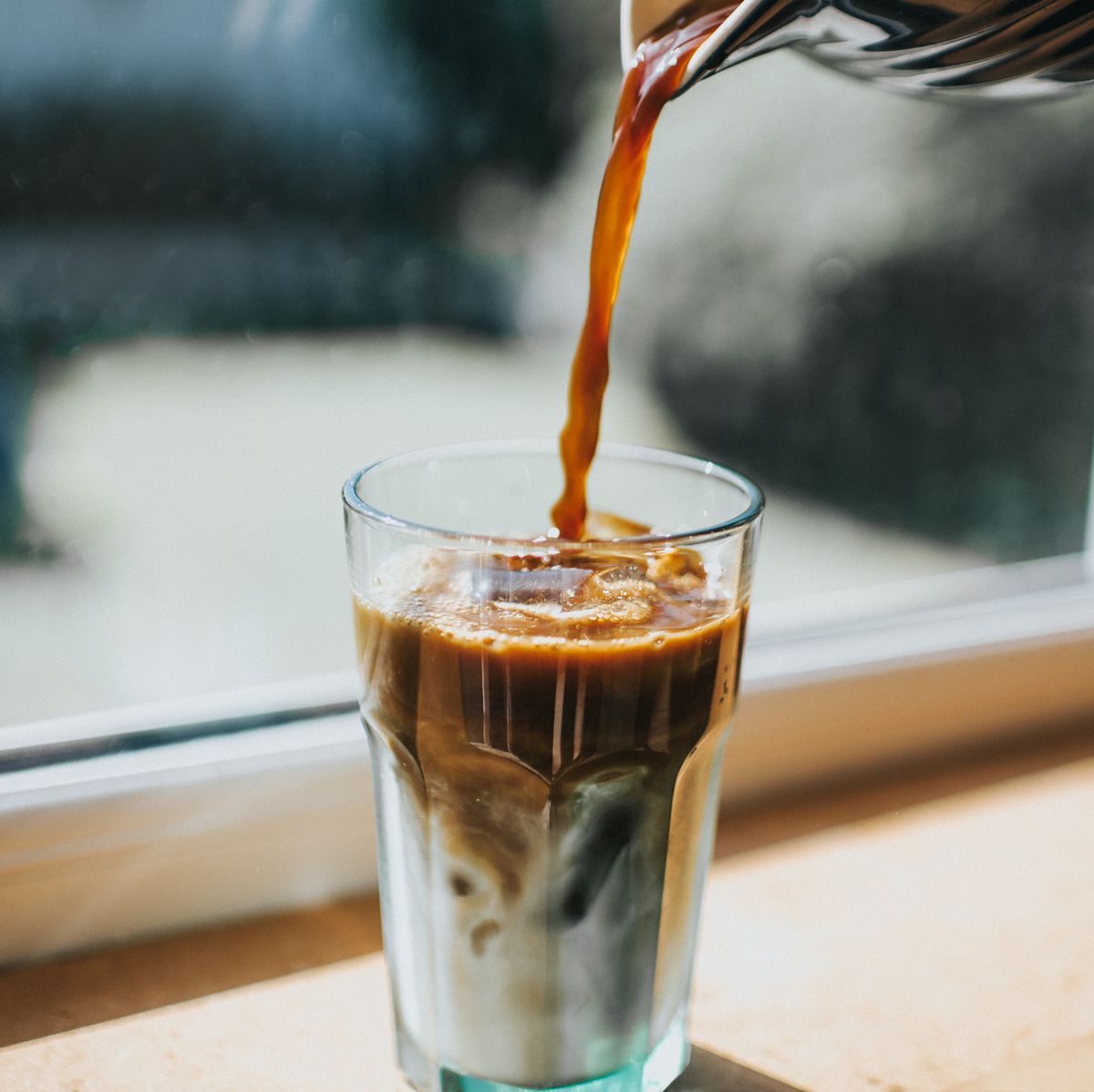 Iced Coffee in Plastic Glass Stock Photo - Image of coffee, drowsy