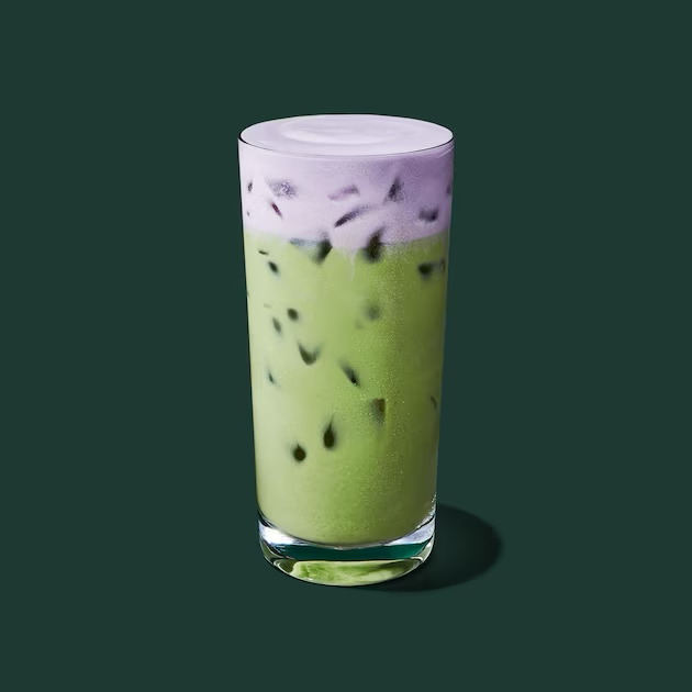 a glass with a drink in it