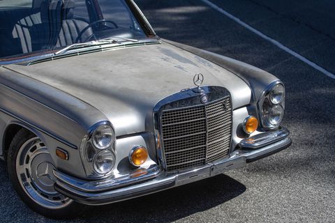 Hear This 1971 Mercedes-Benz 300SEL Roar with a Supercharged V-8